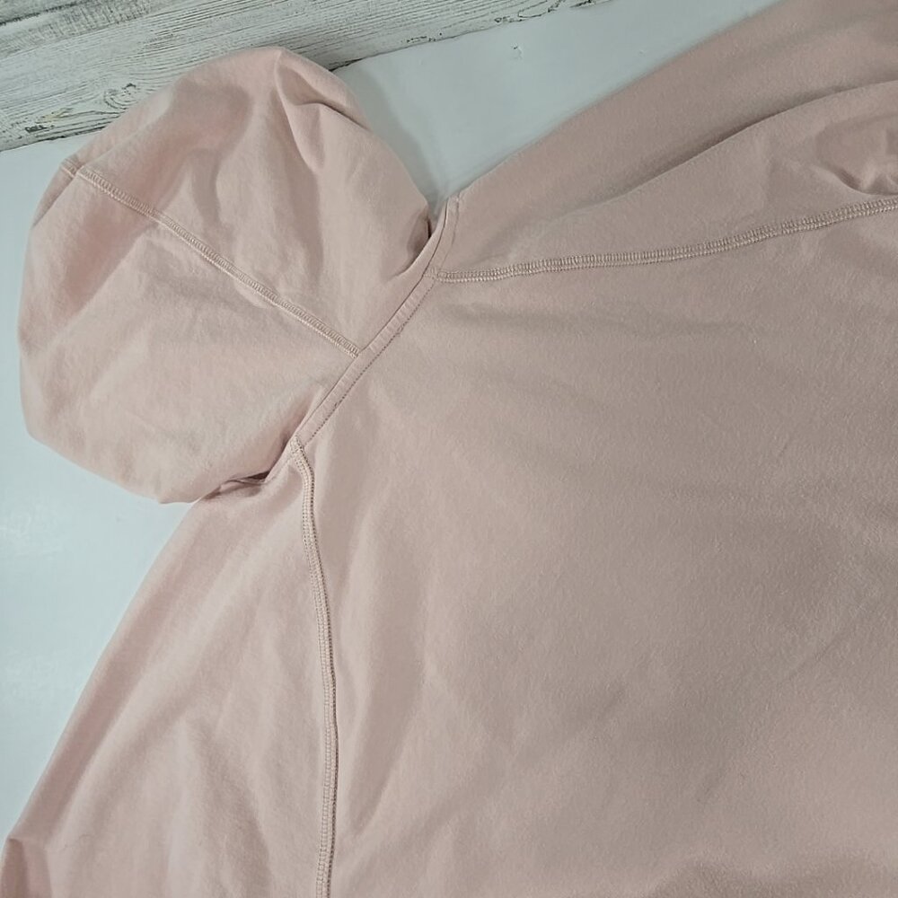 MICHAEL KORS LIGHT PINK PULLOVER HOODIE WITH A GOLD-TONE LOGO WOMENS SIZE XL EUC - Picture 12 of 16